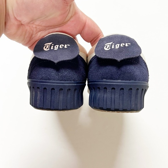 Onitsuka Tiger by Asics Womens Navy Pink White Delegation F Sneaker Size 11 - Picture 7 of 13